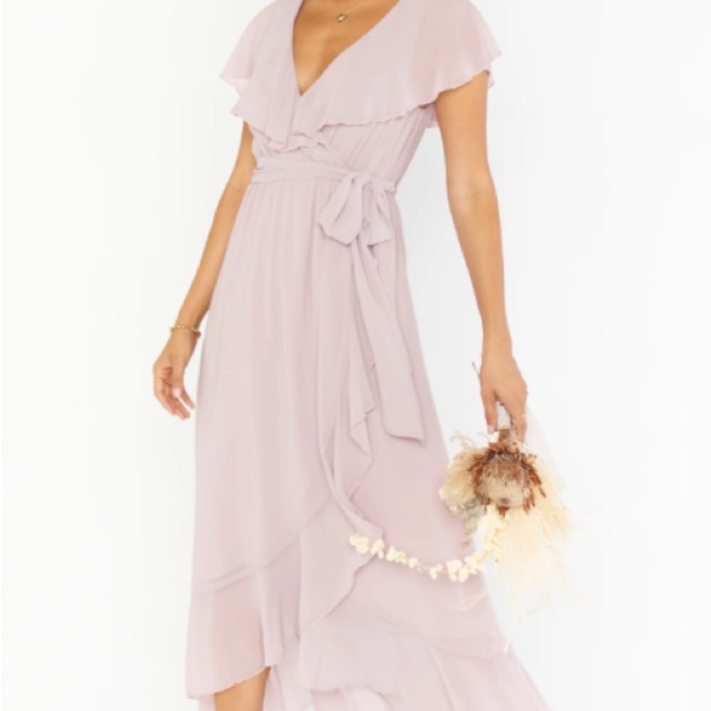 Show Me Your Mumu - The Jess Midi Dress in Lavender - M